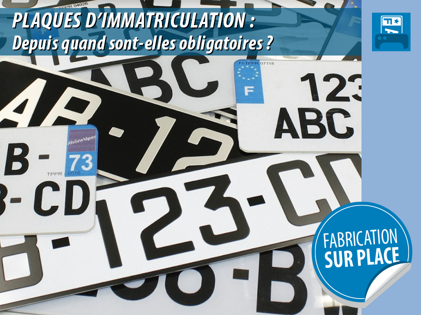 plaque d'immatriculation