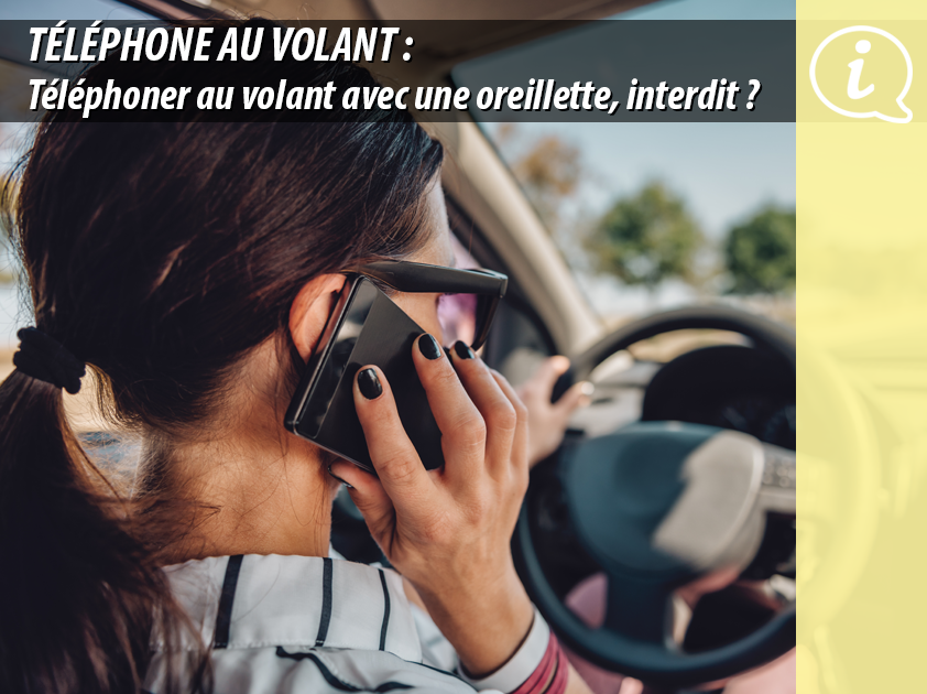téléphone portable au volant voiture